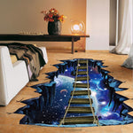 3D Cosmic Space Wall Sticker Decal Galaxy/ Star/ Bridge