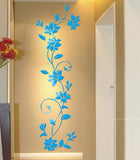 3D Acrylic Crystal Mirrored Wall Decal Stickers