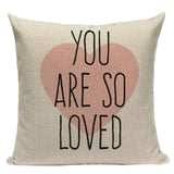Tropic Palm Leaf Throw Pillow Covers