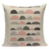 Tropic Palm Leaf Throw Pillow Covers
