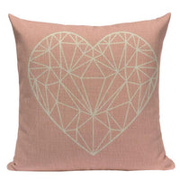 Tropic Palm Leaf Throw Pillow Covers