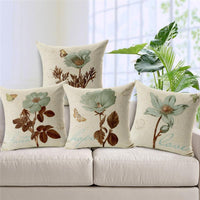 Vintage Flower Cushion Cover