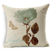 Vintage Flower Cushion Cover