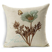 Vintage Flower Cushion Cover