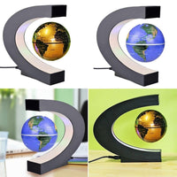 C shape Floating Globe LED Magnetic Levitation