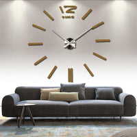 3D Real Big Wall clock Mirror Sticker