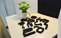 3D Real Big Wall clock Mirror Sticker