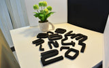 3D Real Big Wall clock Mirror Sticker