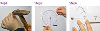 3D Real Big Wall clock Mirror Sticker