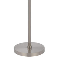 Roanne Brushed Steel Metal Floor Lamp