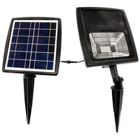 Voxx 18" High Black Solar Warm White LED Outdoor Flood Light