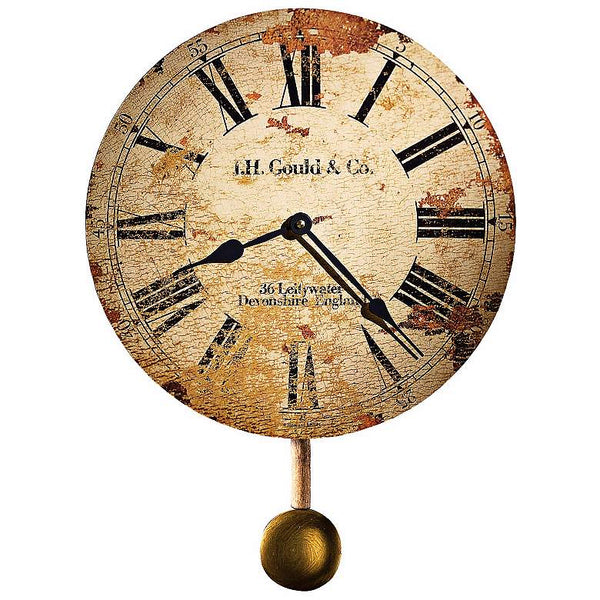 Howard Miller J.H. Gould 13" High Antique Wall Clock
